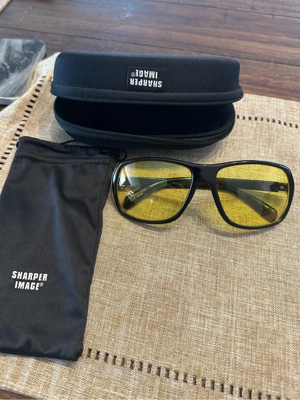 Sharper Image Yellow-Tinted Night Driving Glasses